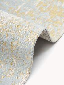 Ručne tkaný bavlnený behúň Luise, Odtiene sivej, tóny hnedej, Š 80 x D 300 cm