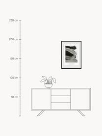 Gerahmter Digitaldruck Black & White, handgefertigt, Rahmen: Mitteldichte Holzfaserpla, Grau, Schwarz, B 73 x H 103 cm