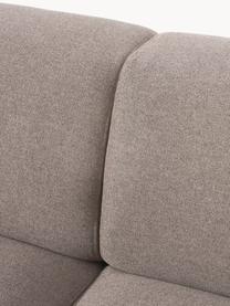 Ecksofa Melva (3-Sitzer), Bezug: 100 % Polyester Der hochw, Gestell: Massives Kiefernholz, Spa, Füße: Kunststoff Dieses Produkt, Webstoff Taupe, B 238 x T 143 cm, Eckteil links