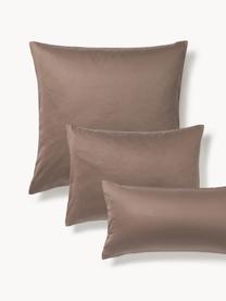 Baumwollsatin-Kissenbezug Comfort, Webart: Satin Fadendichte 300 TC,, Dunkelbraun, B 40 x L 80 cm