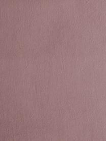 Pouf en velours Fluente, Velours vieux rose, larg. 62 x prof. 50 cm