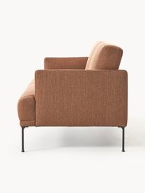 Schlafsofa Fluente (3-Sitzer), Bezug: 80 % Polyester, 20 % Rami, Gestell: Massives Kiefernholz, Webstoff Nougat, B 220 x T 88 cm