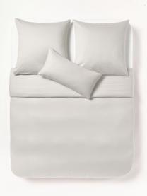 Baumwollsatin-Bettdeckenbezug Comfort, Webart: Satin Fadendichte 250 TC,, Hellgrau, B 200 x L 200 cm