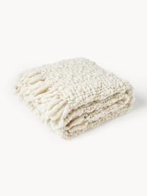 Poduszka na siedzisko z bawełny Silla, 2 szt., Tapicerka: 100% bawełna, Jasny beżowy, biały, S 40 x G 40 cm
