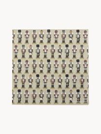 Papírové ubrousky s motivy louskáčků Darren, 20 ks, Papír, Světle béžová, se vzorem, Š 33 cm, D 33 cm