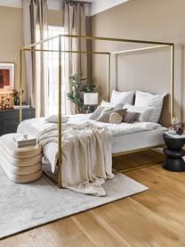 Pruhovaná posteľná bielizeň z bavlneného saténu Willa, Biela, Š 200 x D 200 cm + 2 vankúše 80 x 80 cm
