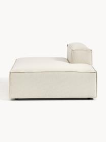 Chaise longue module Lennon, Bekleding: 100% polyester De slijtva, Frame: massief grenenhout, multi, Poten: kunststof Dit product is , Geweven stof gebroken wit, B 150 x D 123 cm, rugleuning links