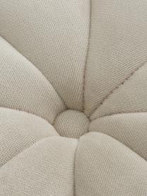 Taburete de terciopelo Peach, Tapizado: terciopelo (100% poliéste, Estructura: madera contrachapada, mad, Terciopelo beige, Ø 45 x Al 45 cm
