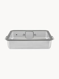 Plateau de cuisson en acier inoxydable avec couvercle Premium, Argenté, gris, larg. 36 x long. 25 cm