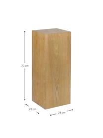 Drevená dekorácia Pedestal, rôzne veľkosti, MDF-doska strednej hustoty, jaseňová dyha, Drevo, Š 28 x V 70 cm