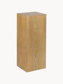 Columna decorativa de madera Pedestal, tamaños diferentes, Tablero de fibras de densidad media (MDF), chapada en madera de fresno, Madera, An 28 x Al 70 cm