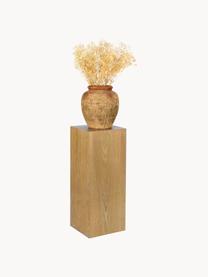 Socle décoratif en bois Pedestal, tailles variées, MDF (panneau en fibres de bois à densité moyenne), placage en frêne, Bois, larg. 28 x haut. 70 cm