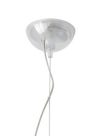 Lampada a sospensione a LED con disco diffusore Planet, Paralume: tecnopolimero termoplasti, Baldacchino: alluminio pressofuso, lac, Trasparente, Ø 31 x Alt. 27 cm