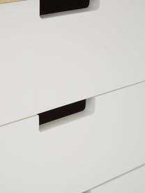 Cassettiera Milano, Bianco, legno di paulownia, Larg. 79 x Prof. 65 cm