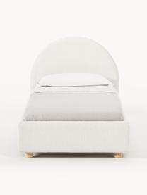 Jednolôžková posteľ s úložným priestorom Ebba, Svetlobéžová, Š 90 x D 200 cm