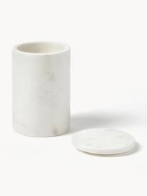 Set 2 recipienti in marmo Agata, Marmo, Bianco marmorizzato, Set in varie misure
