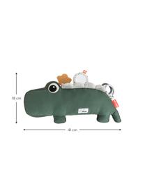 Speelgoed Tummy Time Croco, Bekleding: 50% katoen, 50% polyester, Groen, B 41 x H 18 cm