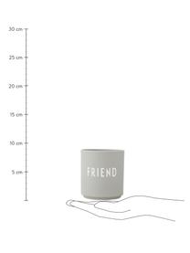 Mug design gris Favorite FRIEND, Gris clair, blanc