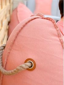 Tumbona para exterior Cobana, Tapizado: olefina, fibra sintética, Tejido rosa palo, An 80 x F 96 cm