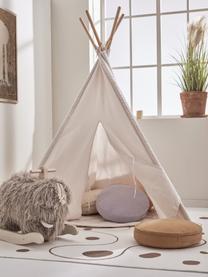 Dětské teepee z organické bavlny Tent, Tlumeně bílá, Š 110 cm, V 160 cm