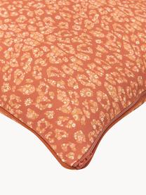Poszewka na poduszkę z bawełny organicznej Claude, 100% bawełna organiczna z certyfikatem GOTS, Pomarańczowy, S 45 x D 45 cm