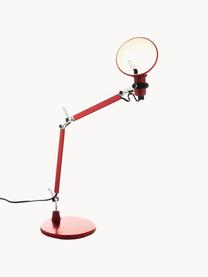 Nastaviteľná stolová lampa Tolomeo Micro, Červená, Š 45 x V 37-73 cm