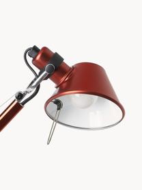 Nastaviteľná stolová lampa Tolomeo Micro, Červená, Š 45 x V 37-73 cm