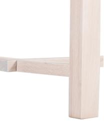 Table extensible en chêne massif Brooklyn, 170 - 220 x 95 cm, Bois de chêne, massif, blanc délavé et huilé, Bois de chêne, blanc délavé, larg. de 170 à 220 x prof. 95 cm