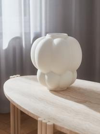 Keramik-Vase UVA, H 22 cm, Keramik, Off White, Ø 20 x H 22 cm