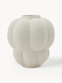 Keramik-Vase Uva, H 22 cm, Keramik, Off White, Ø 20 x H 22 cm