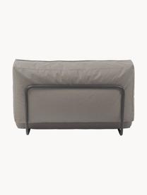 Canapé lounge d'extérieur Stay, réglable, Tissu taupe, larg. 116 x prof. 190 cm
