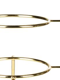 Etagere Oco in Gold, Ø 21 cm, Metall, beschichtet, Goldfarben, Ø 21 x H 37 cm