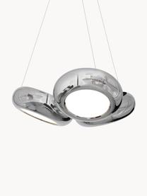 Suspension LED artisanale Mercurio, Argenté, Ø 56 cm