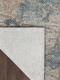 Alfombra Rustic, Parte superior: 51% polipropileno, 49% po, Reverso: látex, Gris, azul, beige, An 65 x L 230 cm