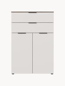 Armoire de bureau Ancona, Beige clair, bois effet noyer, larg. 81 x haut. 120 cm