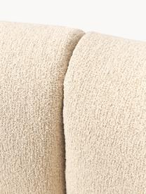 Sofá modular en tejido bouclé Sofia (3 plazas), Tapizado: tejido bouclé (100% polié, Estructura: madera de abeto, tablero , Patas: plástico Este producto es, Bouclé beige claro, An 277 x F 103 cm