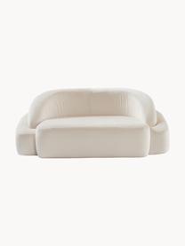 Samt-Haustiersofa Mac, Bezug: Samt (100 % Polyester), Gestell: Sperrholz, Mitteldichte H, Off White, B 70 x T 45 cm