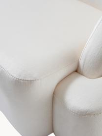Sametová pohovka pro domácí mazlíčky Mac, Tlumeně bílá, Š 70 cm, H 45 cm