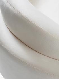 Sametová pohovka pro domácí mazlíčky Mac, Tlumeně bílá, Š 70 cm, H 45 cm
