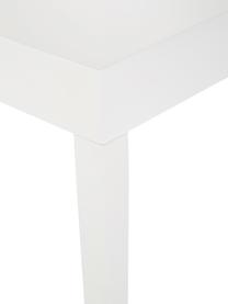 Handgefertigte Konsole Kayson, Mitteldichte Holzfaserplatte (MDF), Weiss, B 130 x T 34 cm