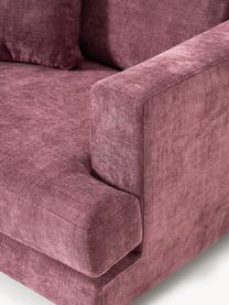 Sofa Tribeca (2-Sitzer), Bezug: 100 % Polyester Der strap, Gestell: Buchenholz, Kiefernholz, , Füße: Kiefernholz Dieses Produk, Webstoff Aubergine, B 185 x T 104 cm