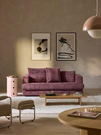 Sofa Tribeca (2-Sitzer), Bezug: 100 % Polyester Der strap, Gestell: Buchenholz, Kiefernholz, , Webstoff Aubergine, B 185 x T 104 cm