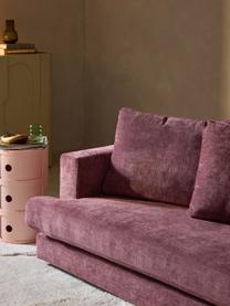 Sofa Tribeca (2-Sitzer), Bezug: 100 % Polyester Der strap, Gestell: Buchenholz, Kiefernholz, , Webstoff Aubergine, B 185 x T 104 cm