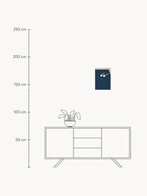 Plakát SDO 08, 210g matný papír Hahnemühle, digitální tisk s 10 barvami odolnými vůči UV záření, Tmavě modrá, světle béžová, Š 30 cm, V 40 cm