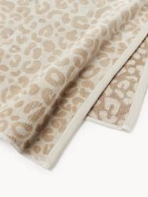Asciugamano Leo, varie misure, Bianco crema, beige, Asciugamano, Larg. 50 x Lung. 100 cm, 2 pz
