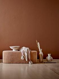 Plat de service en marbre Maya, 15x38 cm, Beige