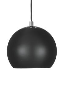 Kleine Kugel-Pendelleuchte Ball, Lampenschirm: Metall, pulverbeschichtet, Baldachin: Metall, pulverbeschichtet, Schwarz, matt, Ø 18 x H 16 cm