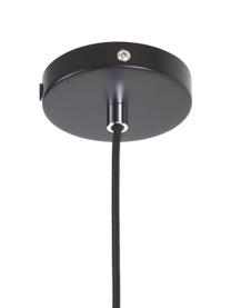 Kleine bolvormige hanglamp  Ball, Gepoedercoat metaal, Zwart, mat, Ø 18  x H 16 cm