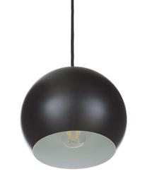 Petite suspension boule noire Ball, Noir, mat