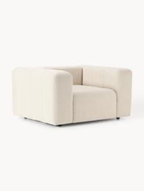 Fauteuil lounge en bouclette Lena, Bouclette beige clair, larg. 133 x prof. 106 cm